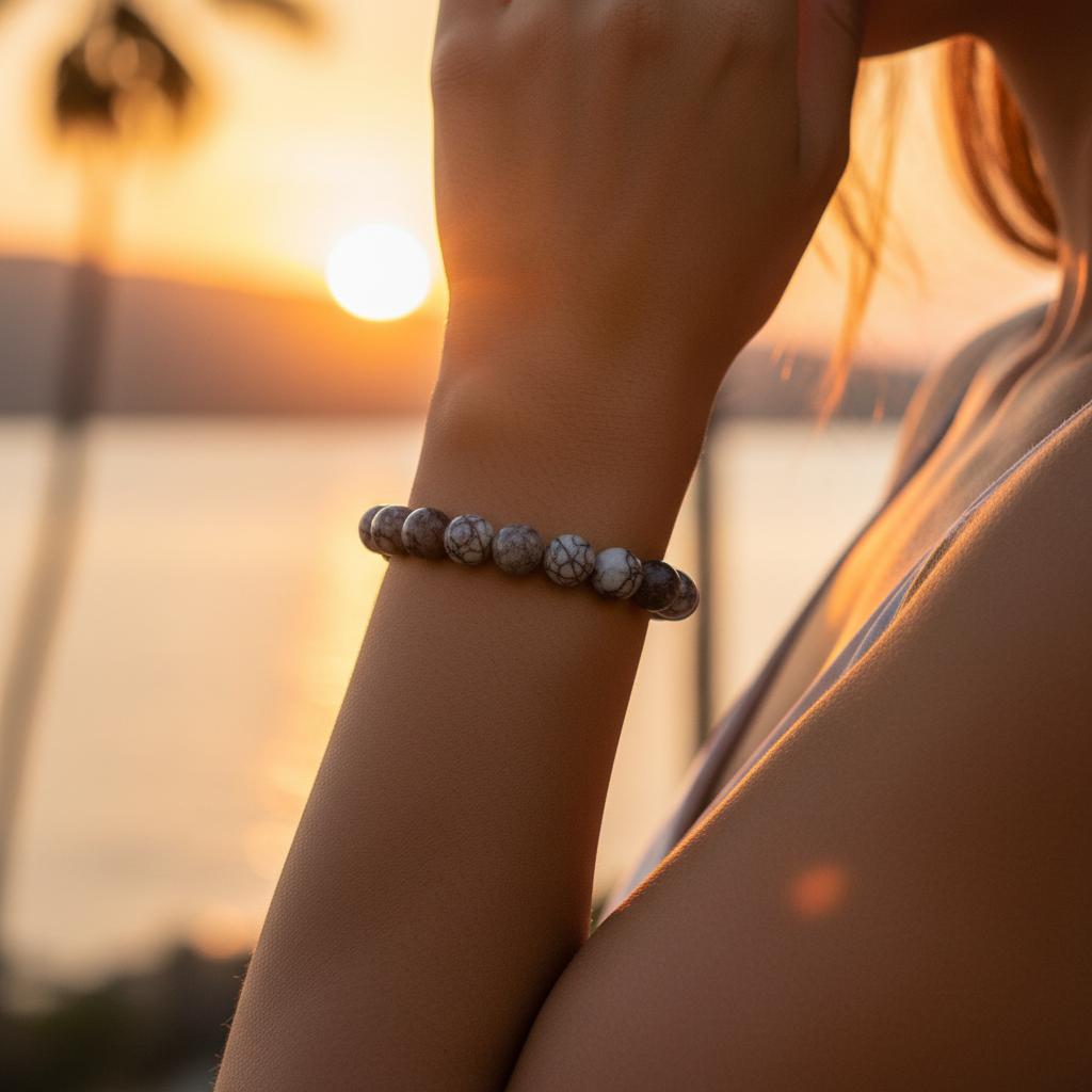 Spiderweb Bracelet Sunset
