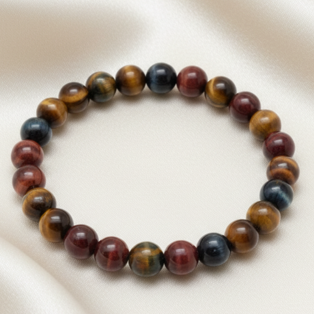 Tiger Eye 6mm - Fondo Satinado Crema