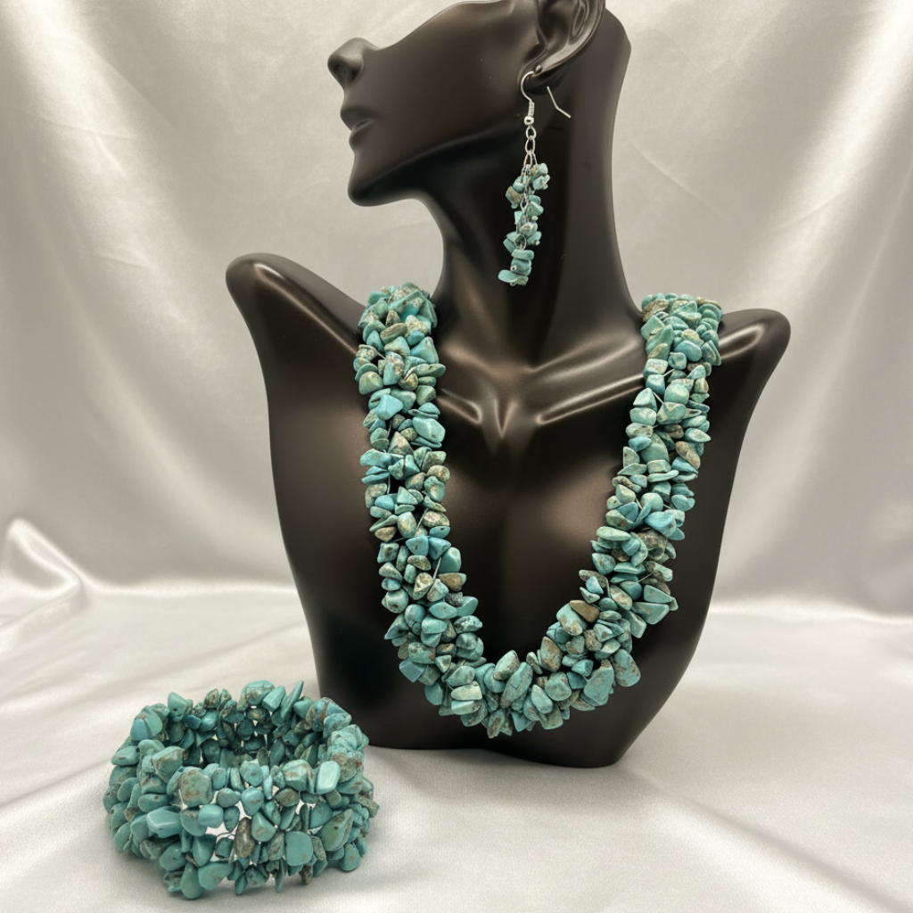 Turquoise Set - Fondo Satinado